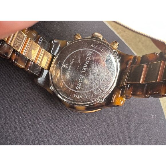 Michael Kors MK5166 Women’s Watch Gold-tone stainless steel and tortoise acetate - Picture 10 of 10